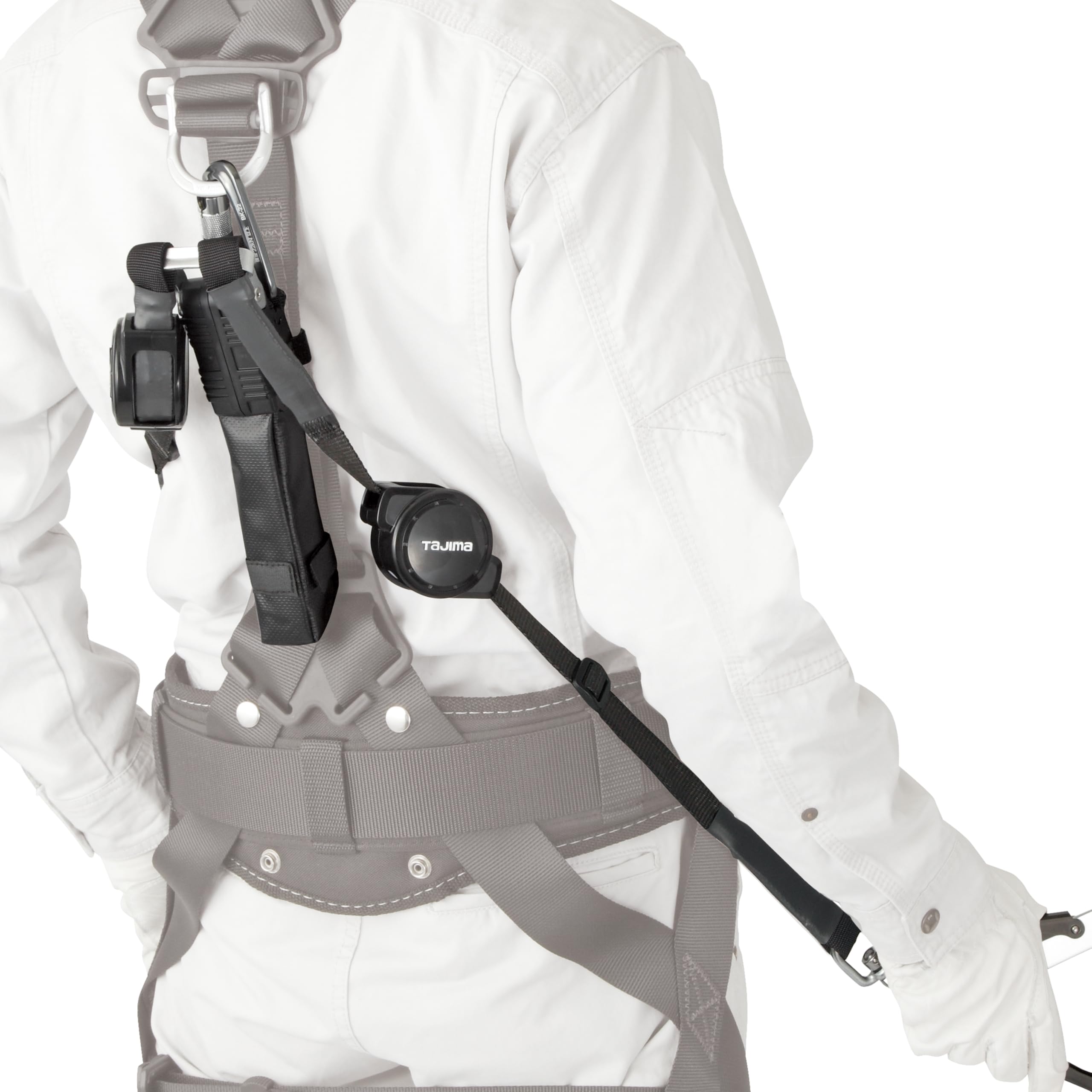 Amazon.co.jp: タジマ 新規格安全帯 ハーネス用ランヤード 両側巻取式